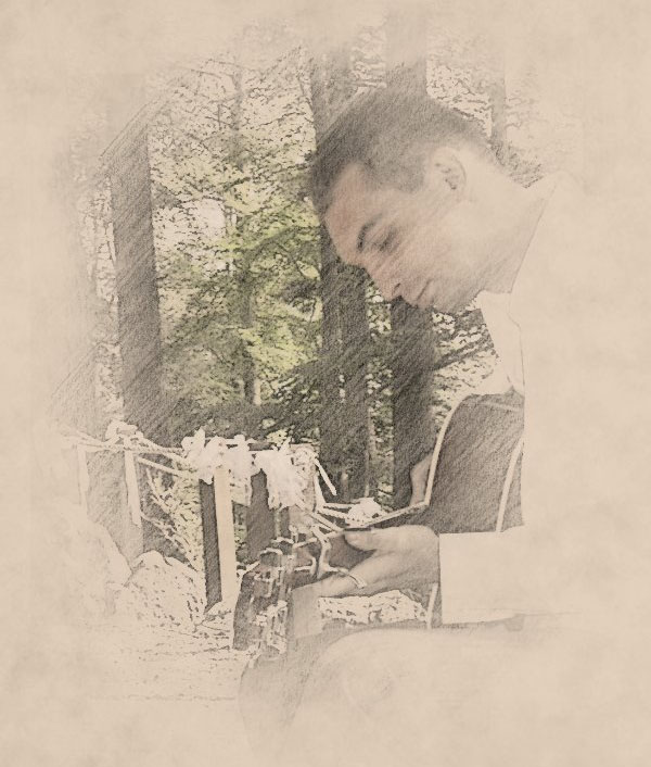 Sljeme, crkva Majke Božje Sljemenske Snježne, mašne, dekoracija za vjenčanje